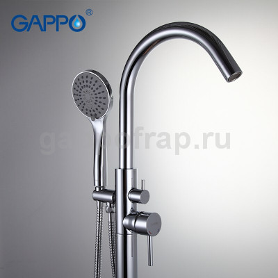 Смеситель напольный для ванны Gappo G3098