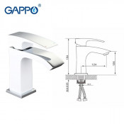 Смеситель для раковины Gappo G1007-8