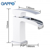 Смеситель для раковины Gappo G1007-30