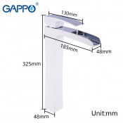 Смеситель для раковины Gappo G1007-31
