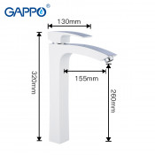 Смеситель для раковины Gappo G1007-18