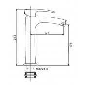 Смеситель для раковины Gappo G1007-78
