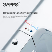 Смеситель для раковины Gappo G1007-40 с термостатом