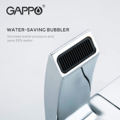 Смеситель для раковины Gappo G1007-40 с термостатом