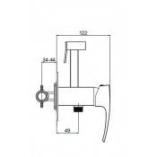 Смеситель Gappo G7207-1 с гигиеническим душем