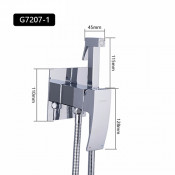 Смеситель Gappo G7207-1 с гигиеническим душем