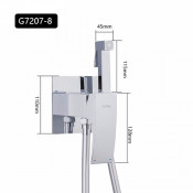 Смеситель Gappo G7207-8 с гигиеническим душем