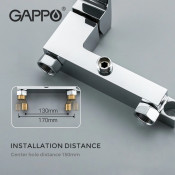 Смеситель Gappo G2007 с гигиеническим душем