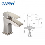 Смеситель для раковины Gappo G1007-5