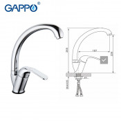 Смеситель для кухни Gappo G4135