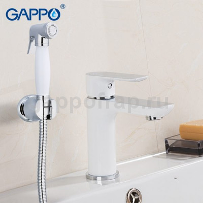 Смеситель для раковины Gappo G1048-1 с гигиеническим душем