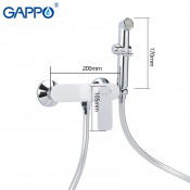 Смеситель Gappo G2048-8 с гигиеническим душем