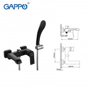 Смеситель для ванны Gappo G3250
