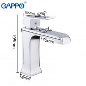 Смеситель для раковины Gappo G1050-8