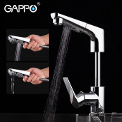 Смеситель для раковины Gappo G1299 с выдвижным изливом