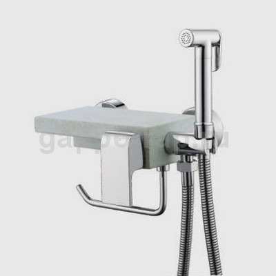 Смеситель Gappo G7296 с гигиеническим душем и бумагодержателем Смеситель Gappo G7296 с гигиеническим душем и бумагодержателем