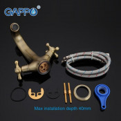 Смеситель для раковины Gappo G1063-4