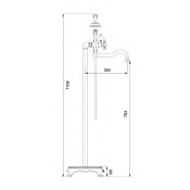 Напольный смеситель для ванны Gappo G3089 Напольный смеситель для ванны Gappo G3089