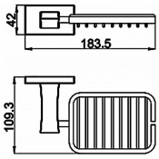 Мыльница Gappo G0702-16 Мыльница Gappo G0702-16