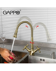 Смеситель для кухни Gappo G4089-4