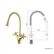 Смеситель для кухни Gappo G4089-6 Смеситель для кухни Gappo G4089-6