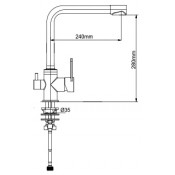 Смеситель для кухни Gappo G4399-7 с подключением фильтра питьевой воды Смеситель для кухни Gappo G4399-7 с подключением фильтра питьевой воды