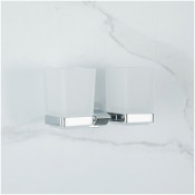 Стакан для ванной Gappo G0708, белый/хром