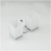 Стакан для ванной Gappo G0708, белый/хром