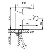 Смеситель для биде Frud R50151