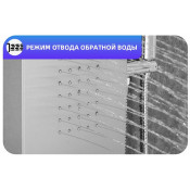 Душевая панель Frap F24005-5, сатин матовый хром Душевая панель Frap F24005-5, сатин матовый хром