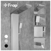 Душевая панель Frap F24005-5, сатин матовый хром Душевая панель Frap F24005-5, сатин матовый хром