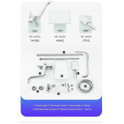 Душевая стойка Frap F24002, хром Душевая стойка Frap F24002, хром