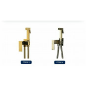 Смеситель Frap F7506-3 с гигиеническим душем, золото Смеситель Frap F7506-3 с гигиеническим душем, золото