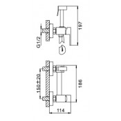 Смеситель Frap F7504-5 с гигиеническим душем