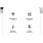 Смеситель для кухни Frap F4044-8, белый/хром Смеситель для кухни Frap F4044-8, белый/хром