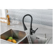 Смеситель для кухни Frap F4044-6, чёрный Смеситель для кухни Frap F4044-6, чёрный