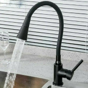 Смеситель для кухни Frap F4044-6, чёрный Смеситель для кухни Frap F4044-6, чёрный