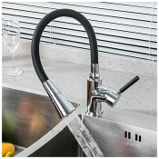 Смеситель для кухни Frap F4044, черный/хром Смеситель для кухни Frap F4044, черный/хром