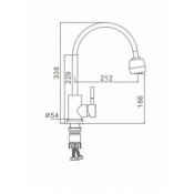 aСмеситель для кухни Frap F48993 aСмеситель для кухни Frap F48993