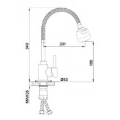 Смеситель для кухни Frap F40993-6