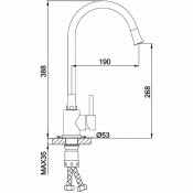 Смеситель для кухни Frap F40994-8