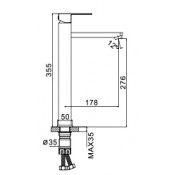 Смеситель для раковины Frap F10802-62 Смеситель для раковины Frap F10802-62