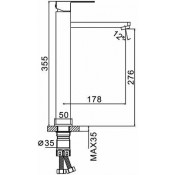 Смеситель для раковины Frap F10802-62 Смеситель для раковины Frap F10802-62