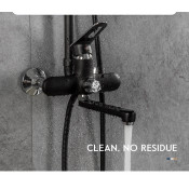 Душевая стойка Frap F2449-6, черный хром Душевая стойка Frap F2449-6, черный хром