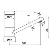 Смеситель для раковины Frap F4567-6