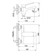 Смеситель для ванны Frap F3261