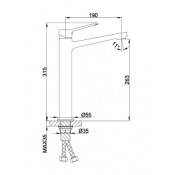 Смеситель для раковины Frap F1061-2