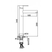 Смеситель для раковины Frap F10801-62