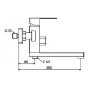 Смеситель для ванны Frap F32802-6