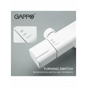 Душевая стойка Gappo G2491-8 с термостатом, белый